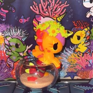 tokidoki Sunset Coral Mermicorno from Neon Reef Mermicorno Series